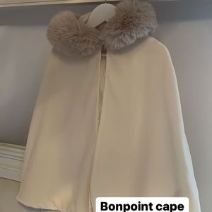 Bonpoint velvet cape size 4 years